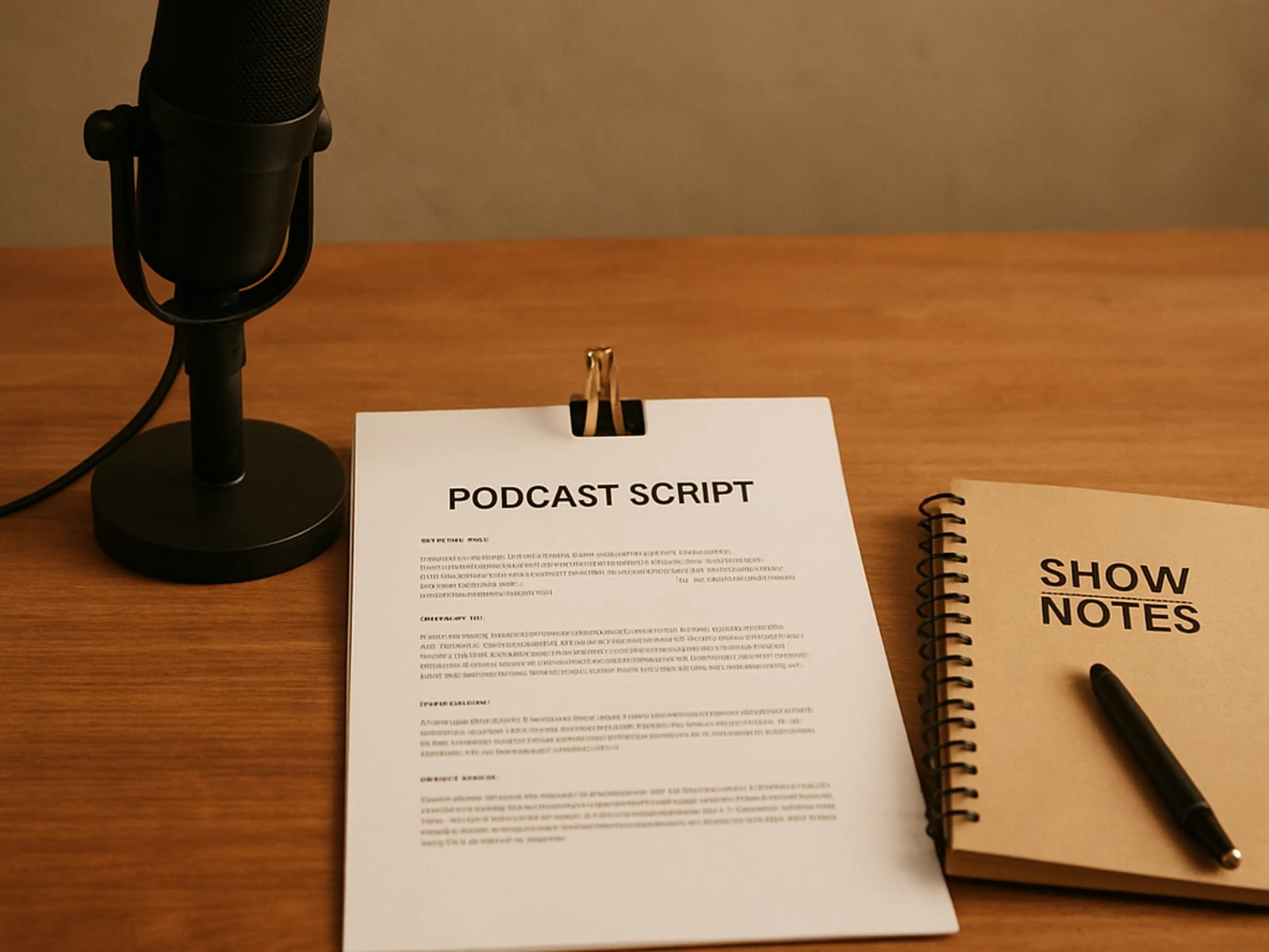 Podcast Scripts & Show Notes